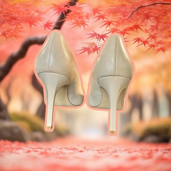NWOT Charles David ‘Denise’ Pointed-Toe Pumps in Nude Leather Size 11 - Picture 9 of 16